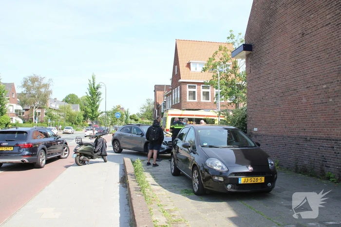 Scooterrijder gewond bij aanrijding