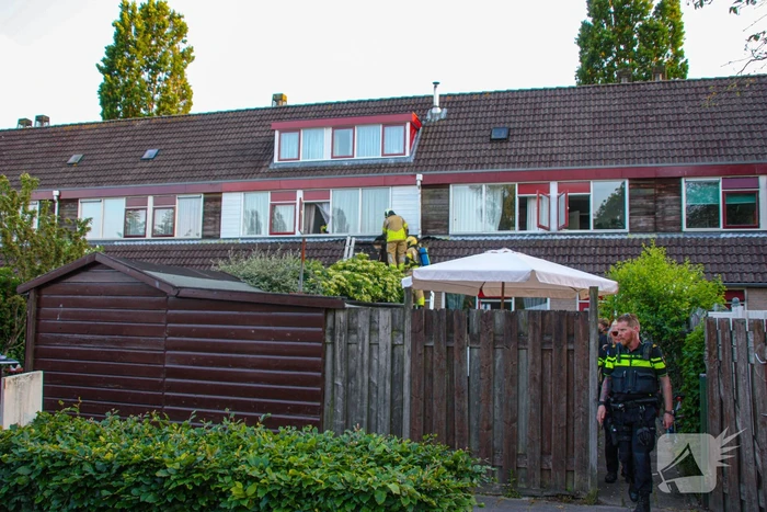 Brandweer redt hond bij brand in schuur