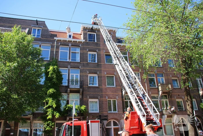 Veel rook bij brand in woning