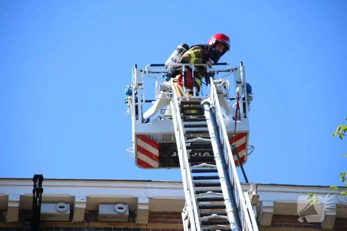 Veel rook bij brand in woning
