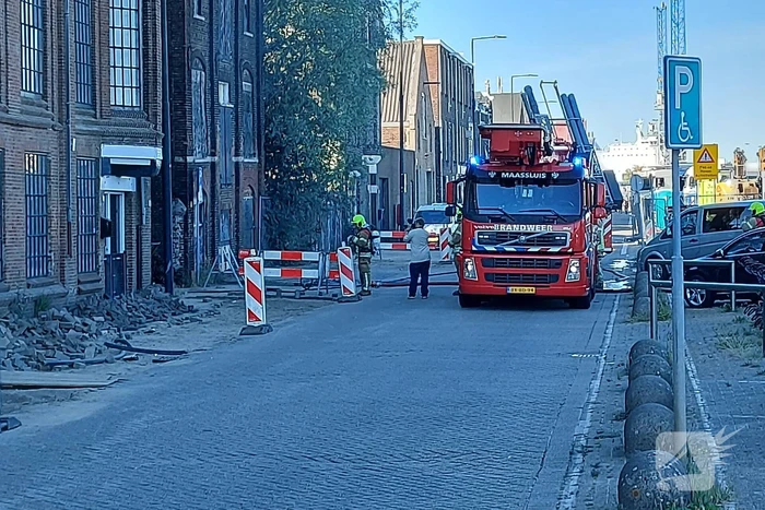 Rookontwikkeling in leegstaand pand