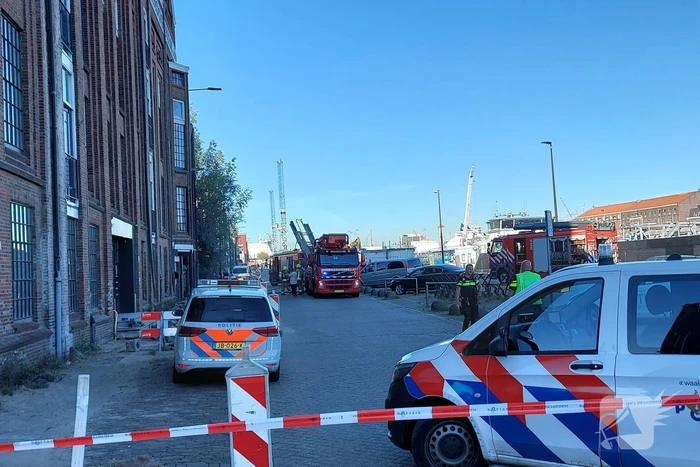 Rookontwikkeling in leegstaand pand