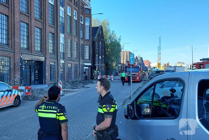 Rookontwikkeling in leegstaand pand