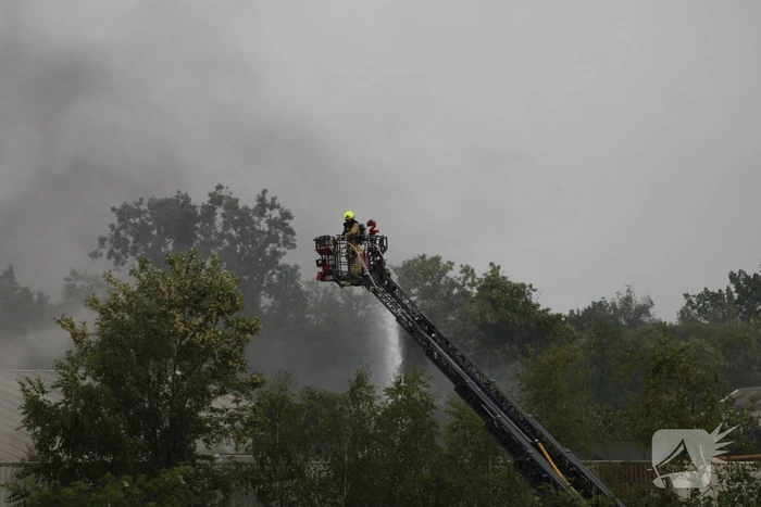 Uitslaande brand in loods waar drugsafval werd gevonden