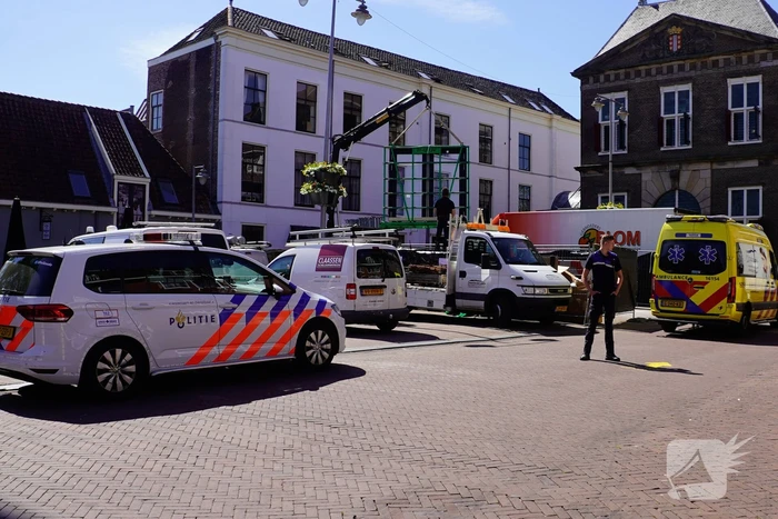 Traumahelikopter landt voor incident