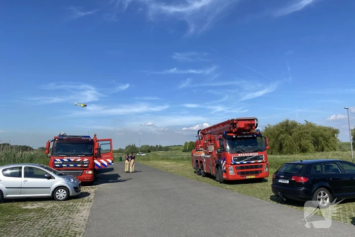 Grote zoekactie naar persoon te water