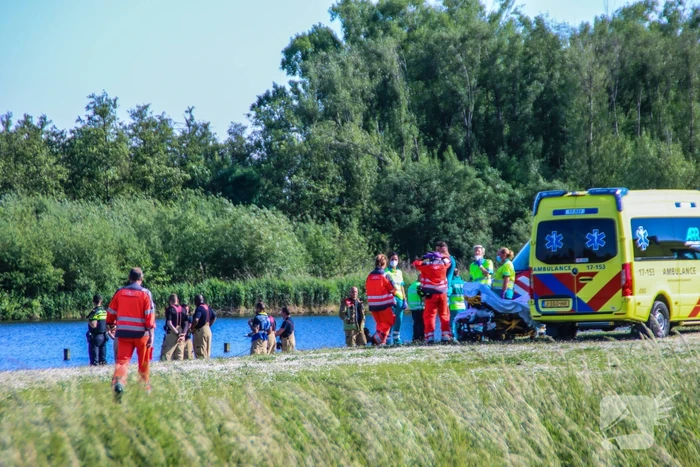 Grote zoekactie naar persoon te water
