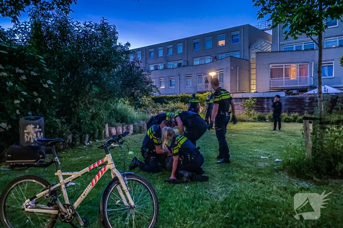 Persoon aangehouden na melding schietpartij