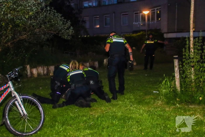 Persoon aangehouden na melding schietpartij