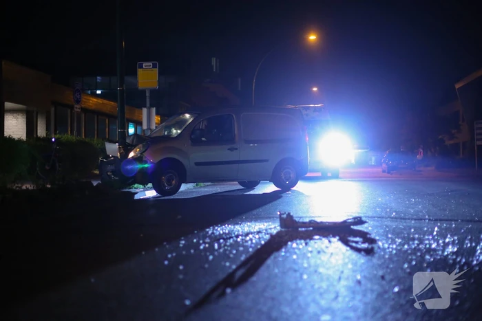 Bestuurder van bestelbus aangehouden na ongeval