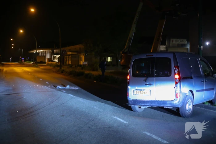 Bestuurder van bestelbus aangehouden na ongeval
