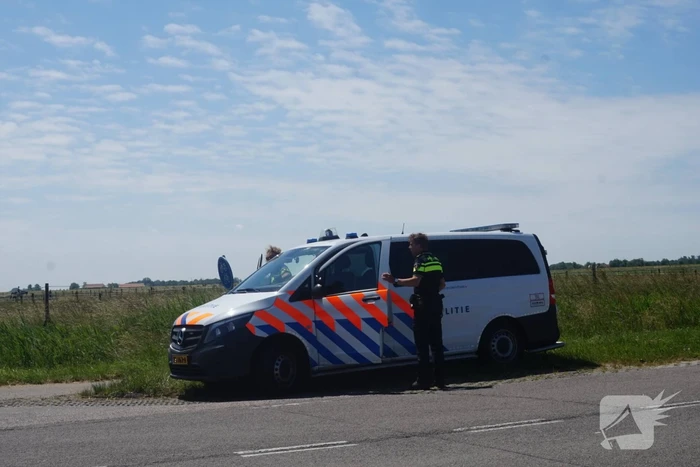 Wielrenner onderuit en raakt gewond