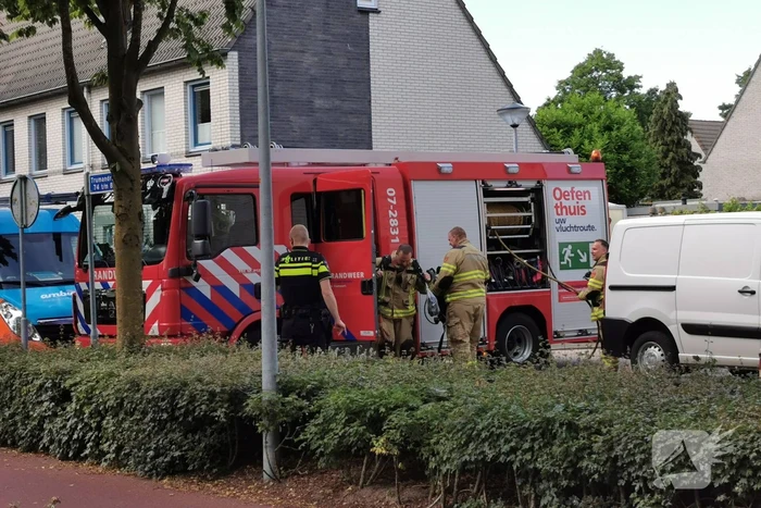 Man ernstig gewond door steekvlam van barbecue