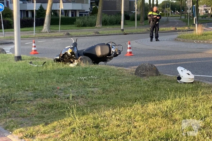 Scooterrijder gewond na valpartij