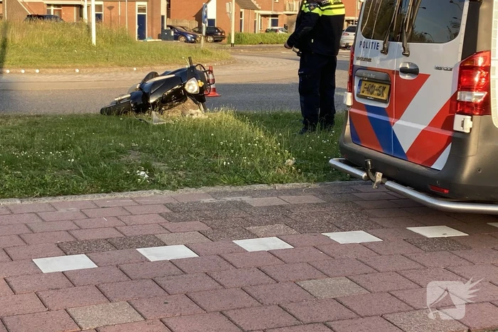 Scooterrijder gewond na valpartij