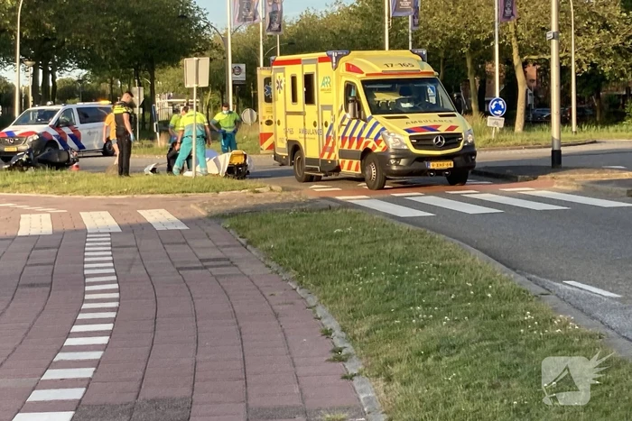 Scooterrijder gewond na valpartij
