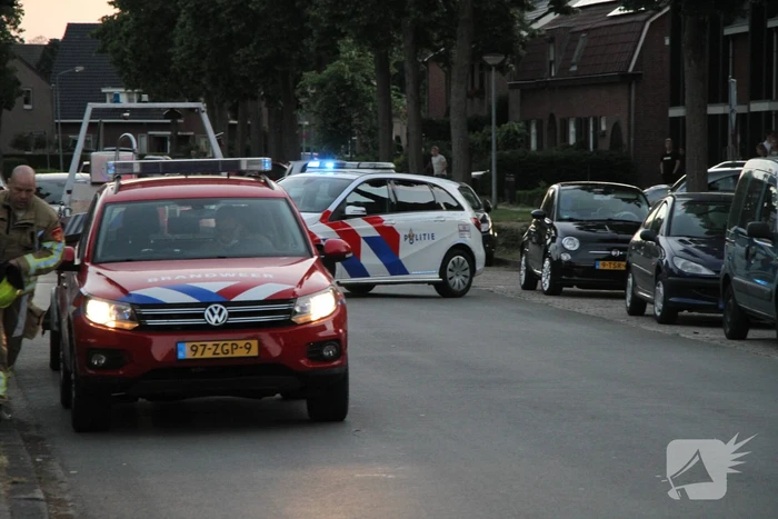 Veel rookontwikkeling bij brand in garagebox