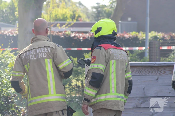 Schuur verwoest door uitslaande brand