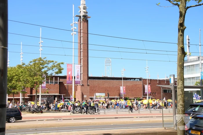 Demonstratie Walk of Freedom door stad