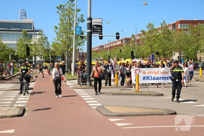 Demonstratie Walk of Freedom door stad