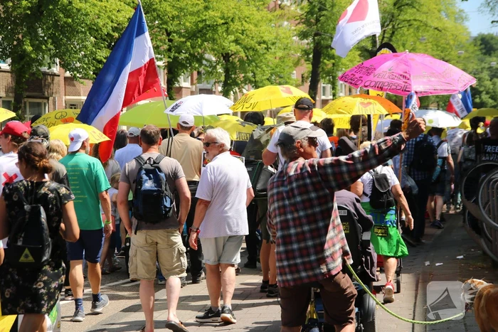 Demonstratie Walk of Freedom door stad