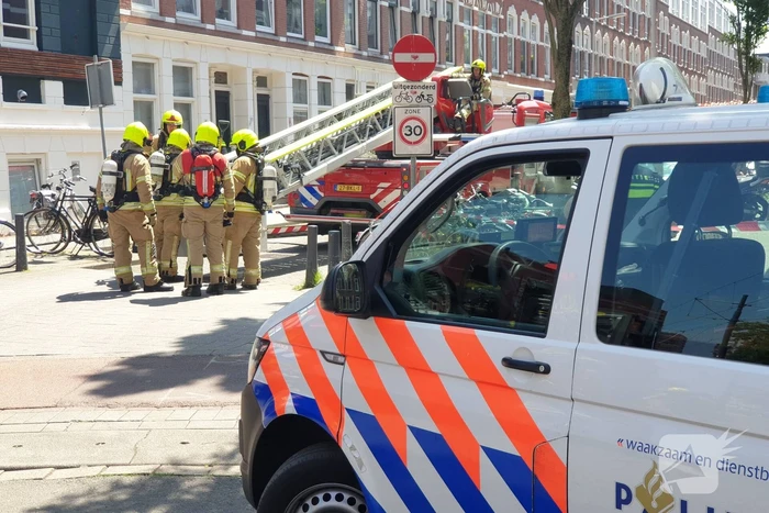 Brand in woning