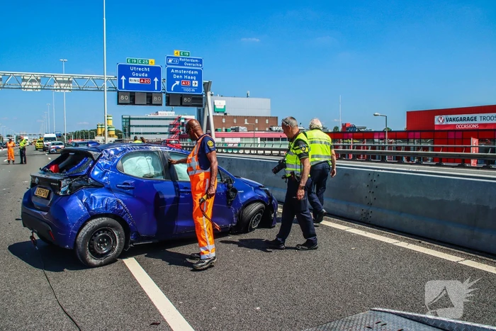 E-call systeem alarmeert hulpdiensten bij ernstig ongeval op Rijksweg