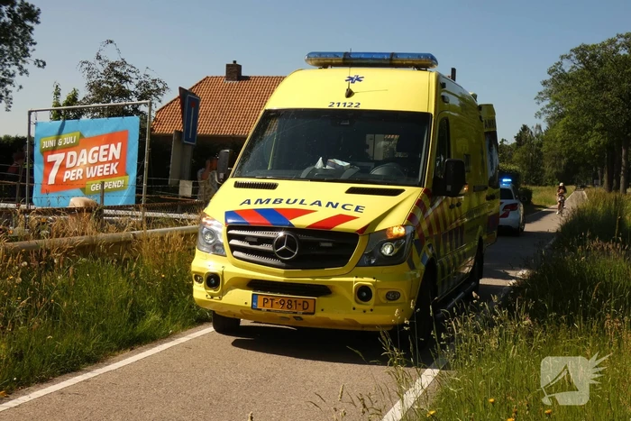 Scooterrijder gewond bij ongeval met personenauto