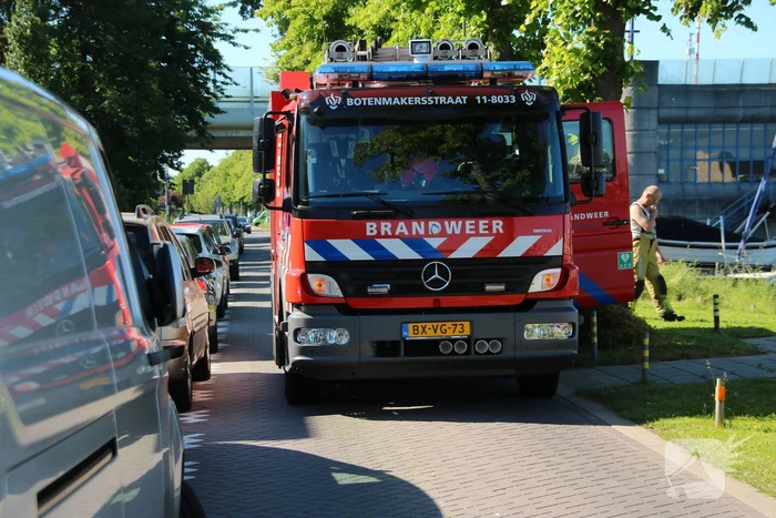 Brandwonden nadat gas barbecue vlam vat
