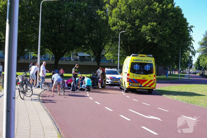 Twee gewonden na ongeval tussen scootmobiel en scooter
