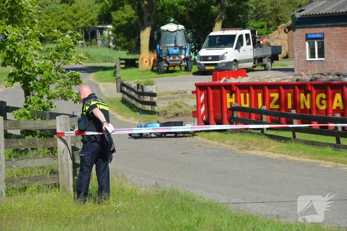 Scooterrijder ernstig gewond na val