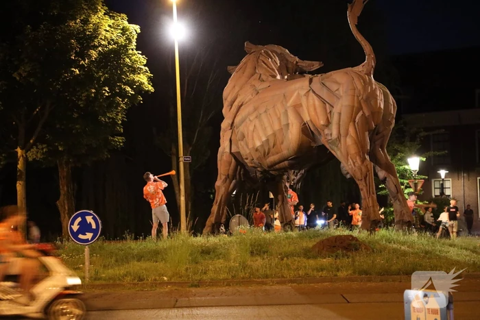 Onrustige nacht bij de Stier door EK voetbal