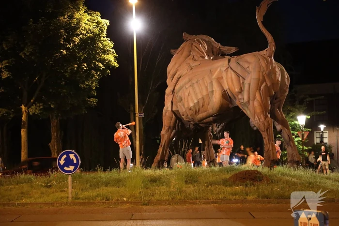 Onrustige nacht bij de Stier door EK voetbal