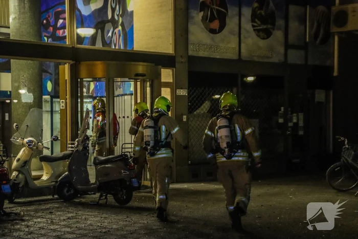 Flat geëvacueerd na zeer grote brand