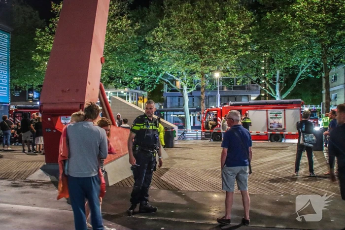 Flat geëvacueerd na zeer grote brand