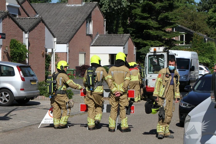 Gasleiding geraakt tijdens graafwerkzaamheden
