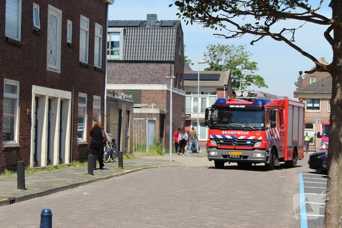 Brand in woning boven winkelpand