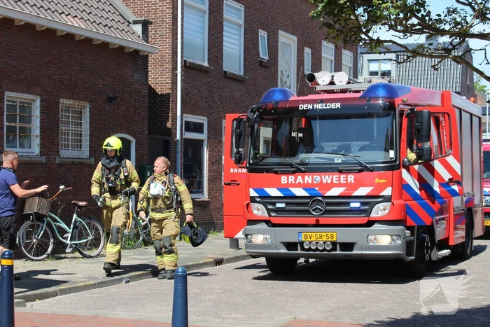 Brand in woning boven winkelpand