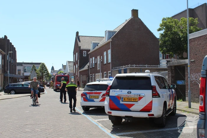 Brand in woning boven winkelpand