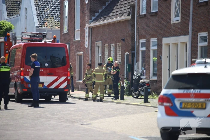 Brand in woning boven winkelpand