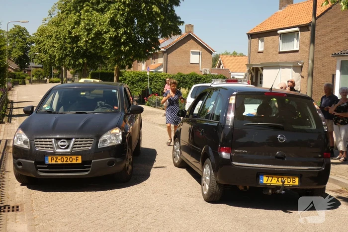 Auto's komen in botsing met elkaar