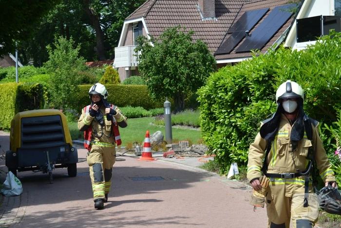 Brandweer doet onderzoek naar gaslekkage