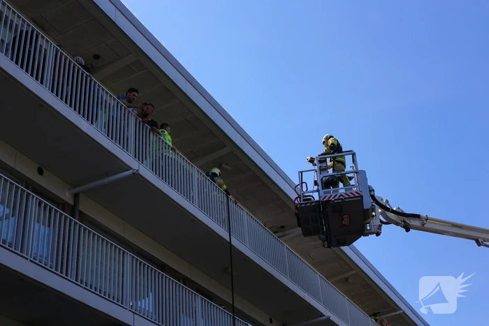 Brand op derde verdieping in flatwoning