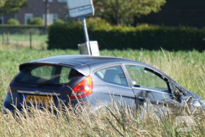 Veel schade bij aanrijding