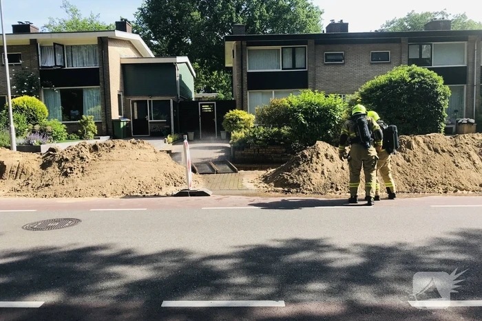 Gas en waterlekkage door werkzaamheden