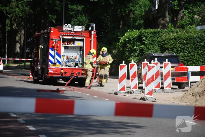 Gas en waterlekkage door werkzaamheden