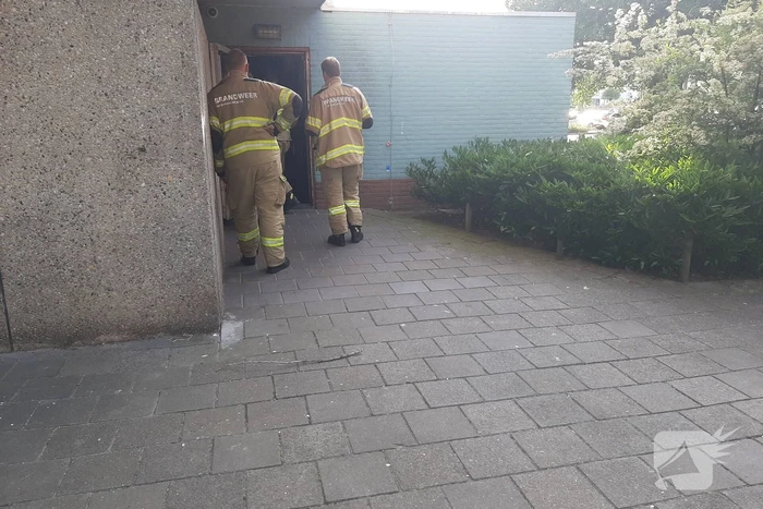 Gaslucht in berging van flat