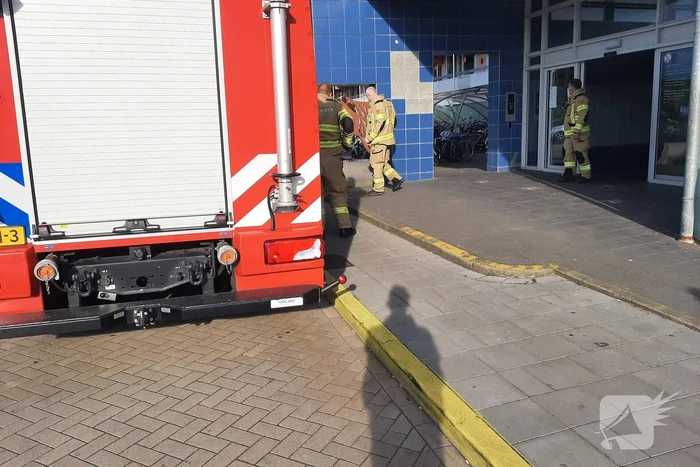 Gaslucht in berging van flat