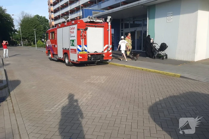 Gaslucht in berging van flat