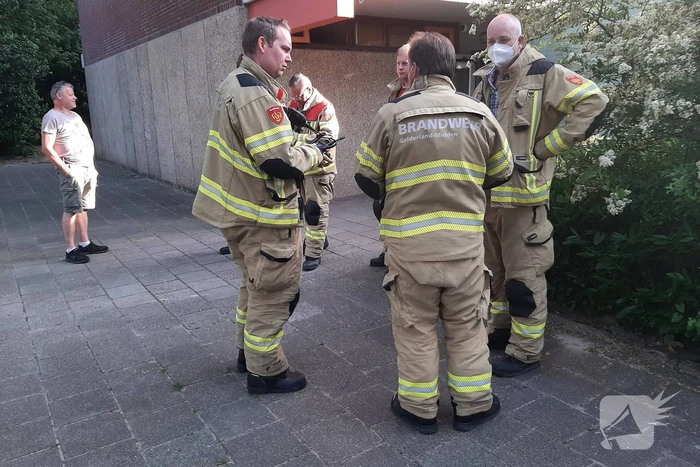 Gaslucht in berging van flat